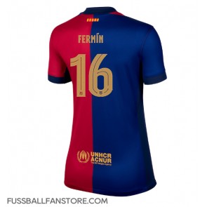 Barcelona Fermin Lopez #16 Replik Heimtrikot Damen 2024-25 Kurzarm